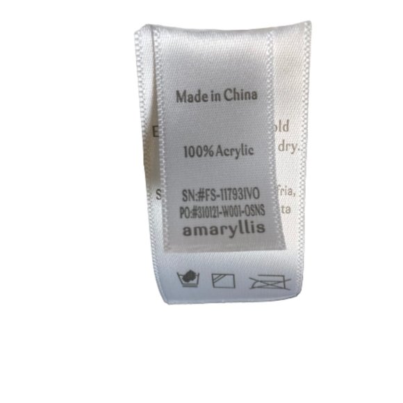 NEW Amaryllis Coffee Date Cutout Sweater Ivory M/L - Picture 6 of 7